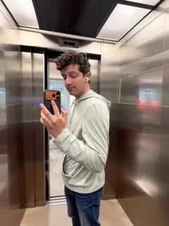 Plain selfie before AI dating photo transformation