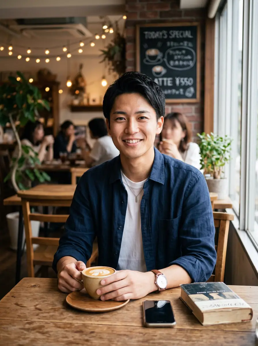 coffee-shop dating photo background 6 — natural lifestyle